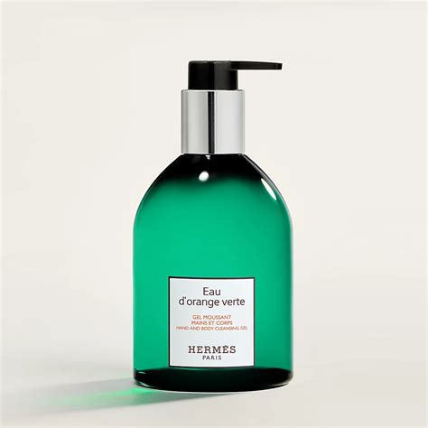 hermes green orange body wash|Eau d'orange verte Hand and body cleansing gel .